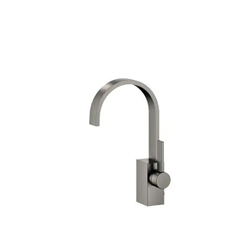 Dornbracht-MEM-Waschtisch-Einhandbatterie-mit Ablaufgarnitur-Ausladung 165mm-Dark Platinum gebürstet, 33500782-99, Artikel in Kategorie